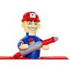 Springkussen Midi Summer Brandweer Dubbelslide met Plonsbad Verwacht april 2025