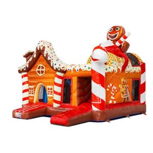 Springkussen Gingerbread (Peperkoeken man)