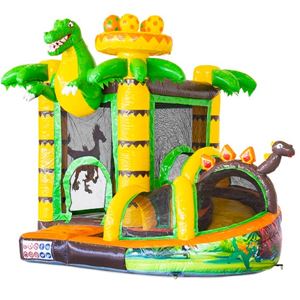 Springkussen Mini Dino slide