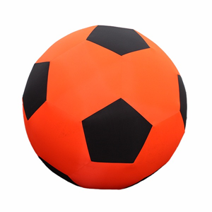Opblaasfiguur Voetbal oranje