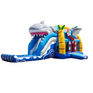 Springkussen Super Sea World met plonsbad Springkussen Super Sea World met plonsbad