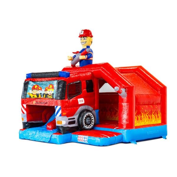 Springkussen Midi Brandweer Dubbelslide Verwacht April 2025! -copy1