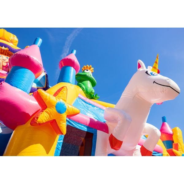 Springkussen Super Unicorn 